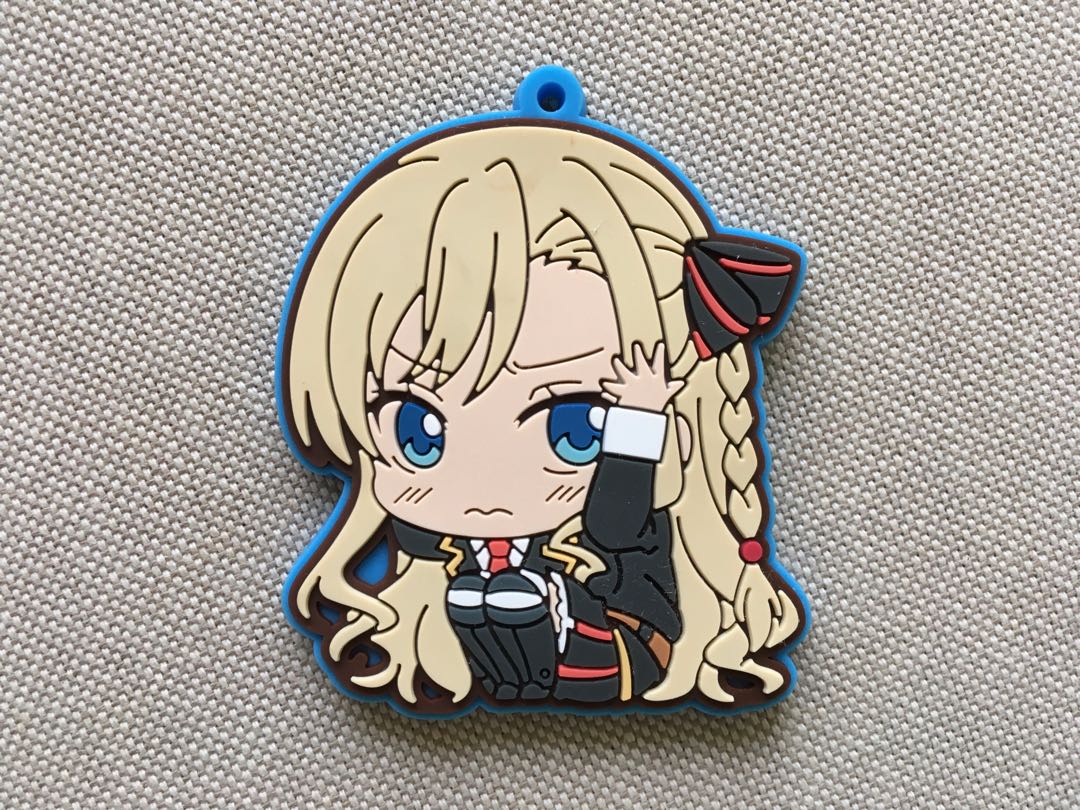 現貨 Movic 高校艦隊high School Fleet 威廉明娜wilhelmina Pvc 掛件橡膠 一番賞立牌動漫杯墊anime Keychain 吊飾景品動漫扭蛋 玩具 遊戲類 玩具 Carousell