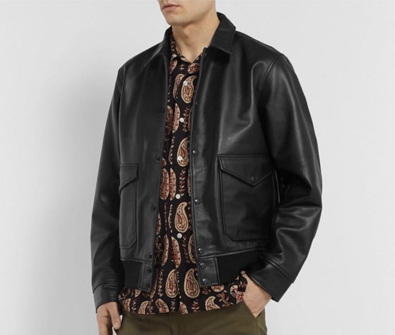 Japan Beams Plus Leather Blouson Jacket
