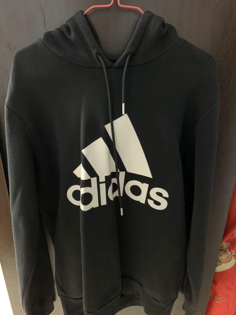 All black new arrivals adidas hoodie