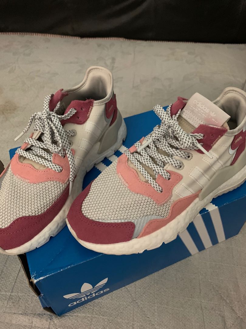 Adidas nite jogger Women s Fashion Footwear Sneakers on Carousell