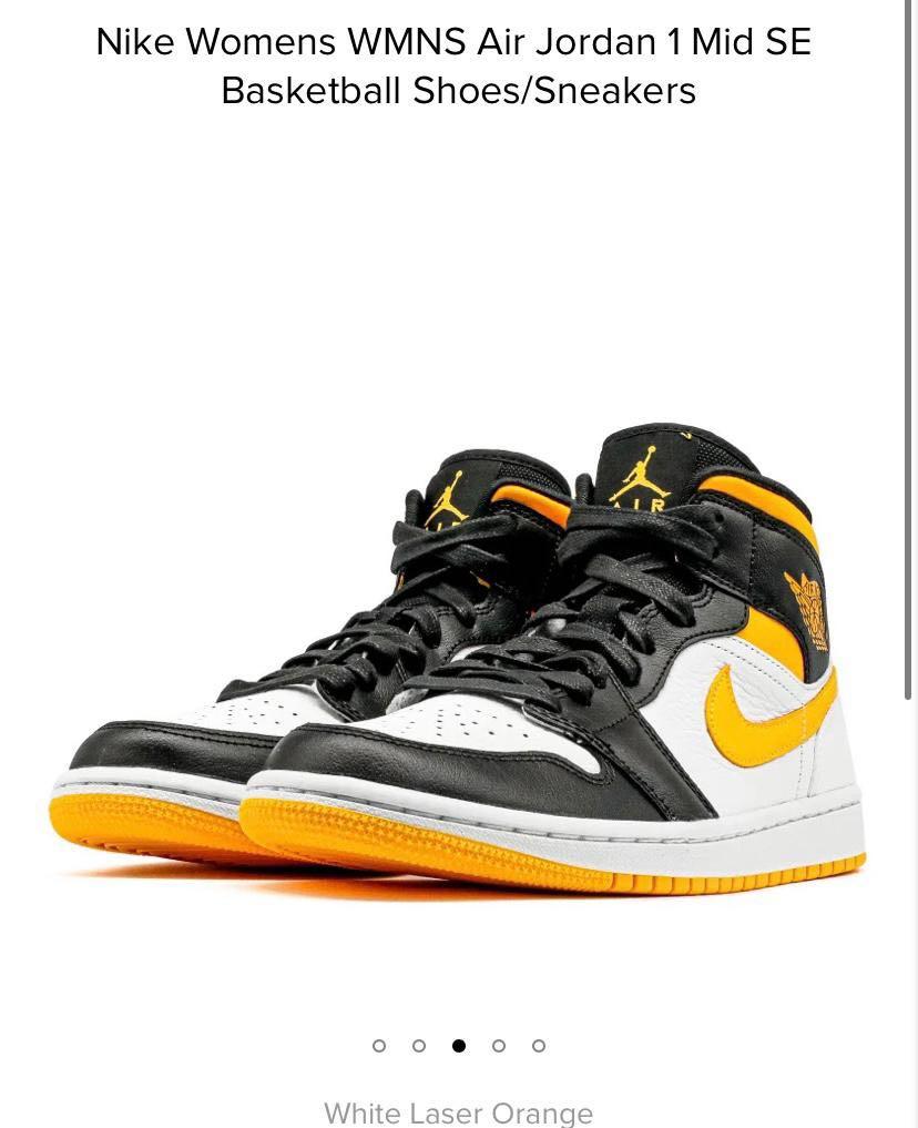 White and orange 1s on sale