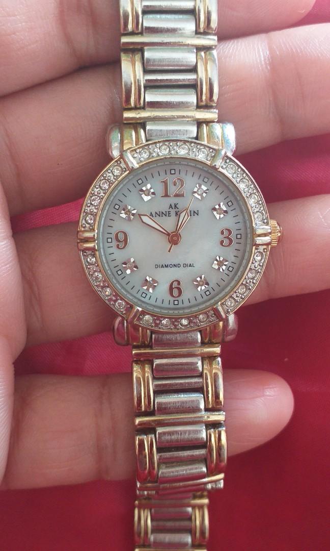 Anne klein on sale watch diamond