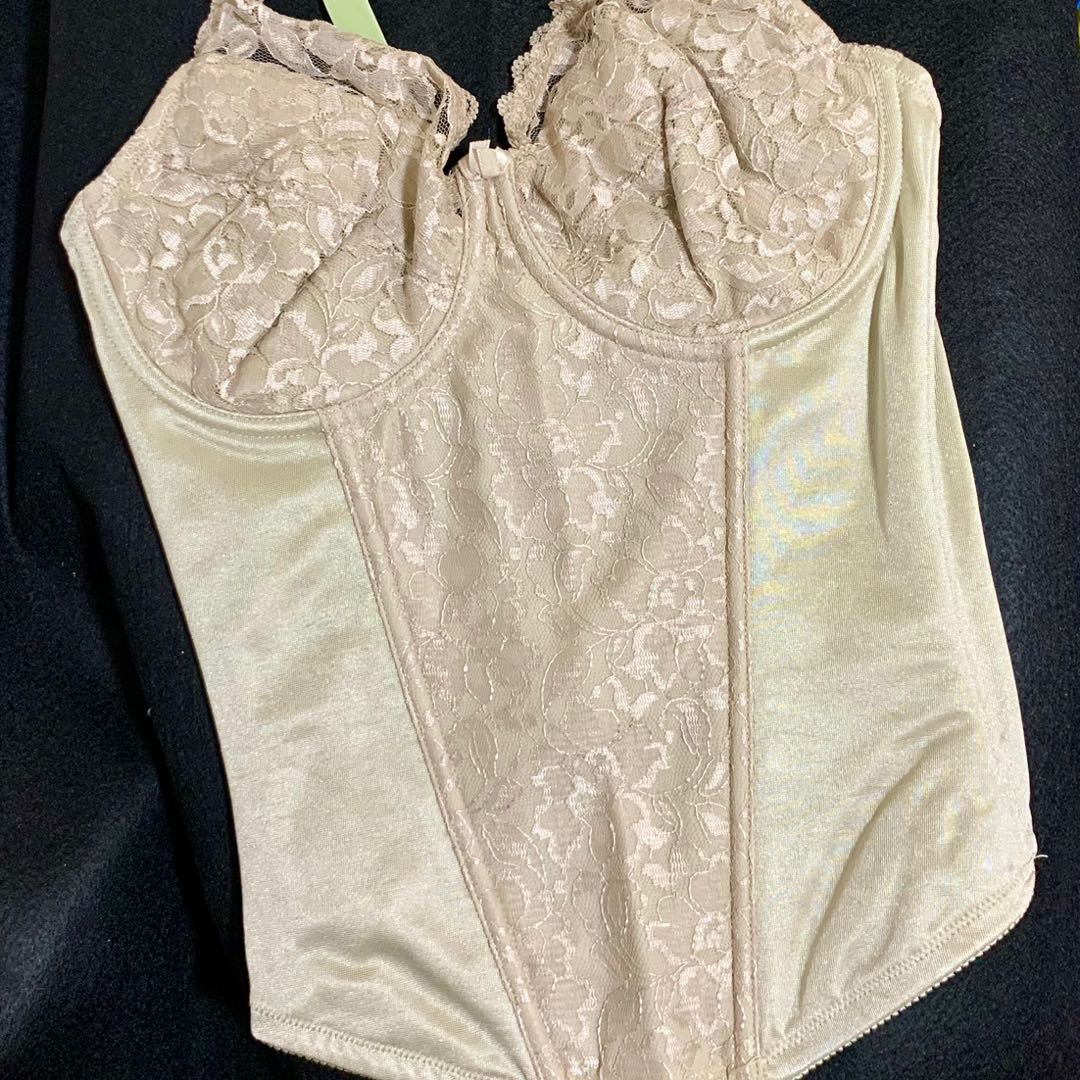 36C AVON Body Shaper Lace Secret Bustier Beige Women s Fashion