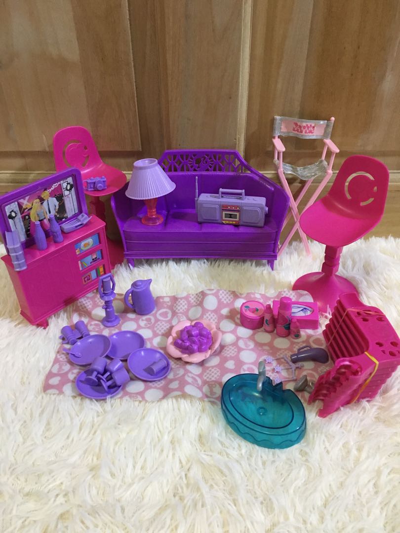 Barbie Pink Living Room Set