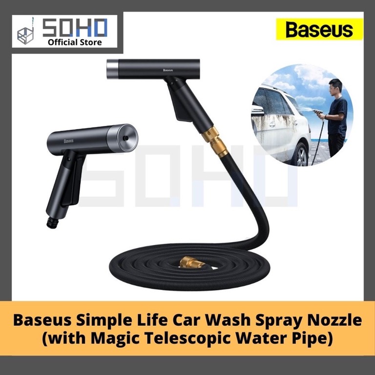 Baseus Simple Life Car Wash Spray Nozzle With Magic Telescopic Water