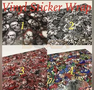 Sticker bomb vinyl sticker wrap Collection item 1
