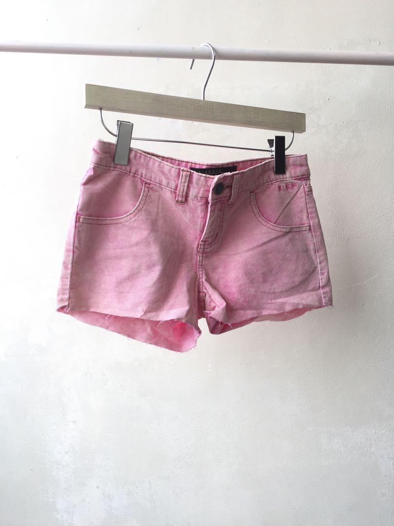 BILLABONG CORDUROY CUT OFF SHORTS 