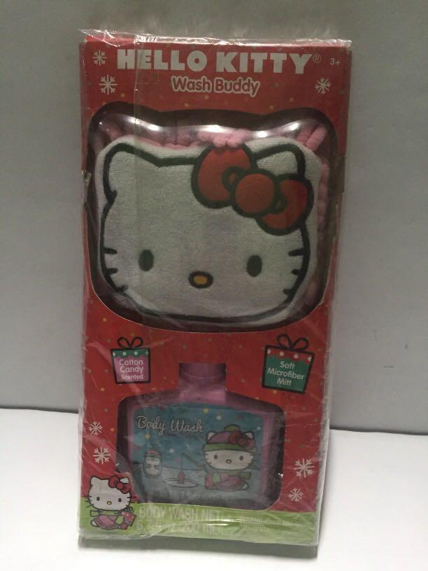 Body Wash for kids 3+ hello kitty edition (Category: Other Baby Bathing & Changing Needs) located in Pasay City. Submitted by redgiftshop (Listing ID 1064091471, Image 1). Description: Soft microfiber Mitt Cotton Candy Scented wash buddy code :B-isabel.