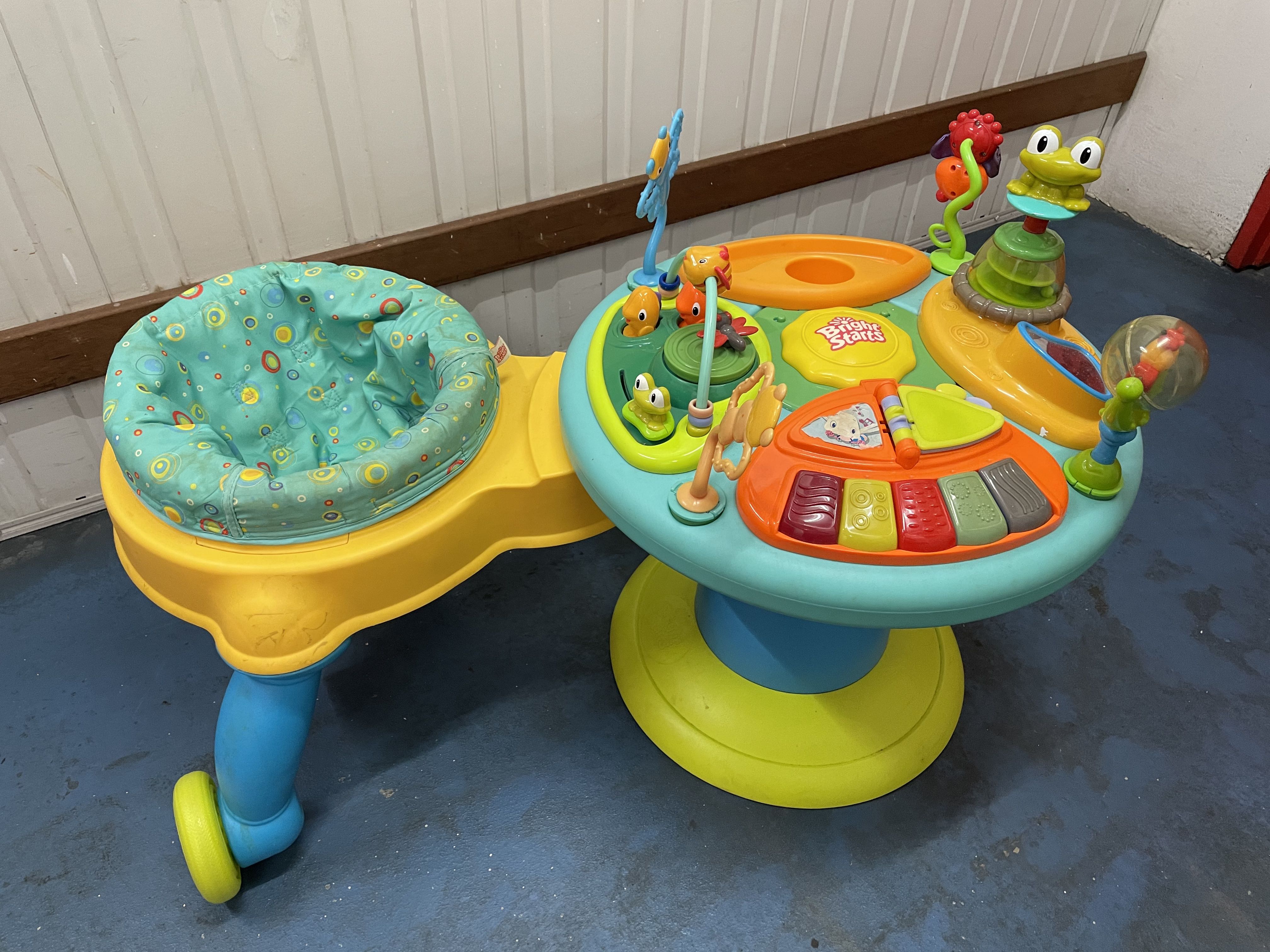 Bright Starts 3in1 Around We Go Activity Center, Babies & Kids