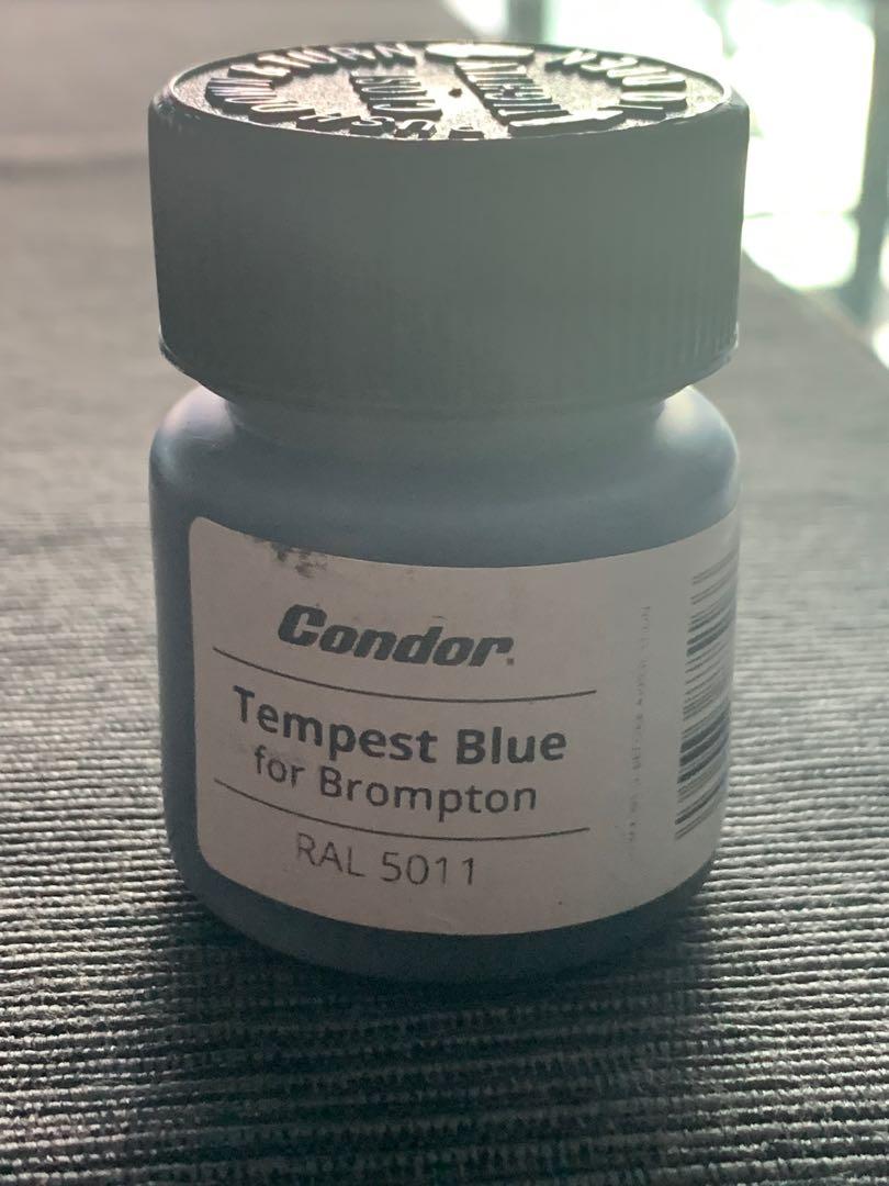 Brompton Condor tempest blue touch up paint Sports Equipment Bicycles Parts Parts Accessories on Carousell