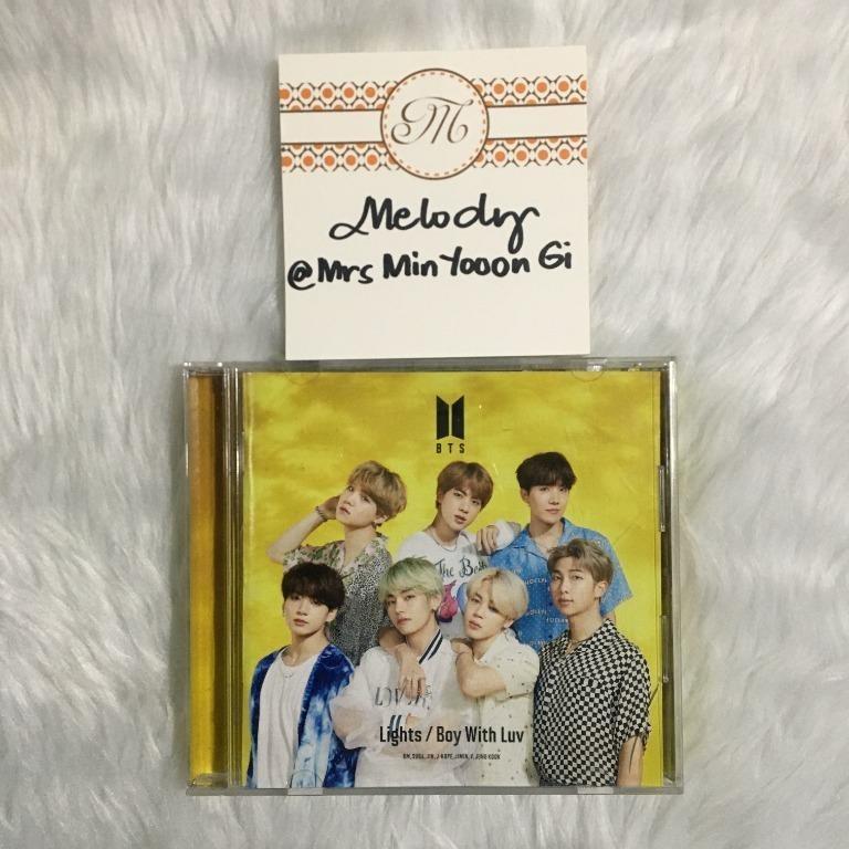 FREE SHIPPING! BTS Lights / Boy with Luv Japanese Album Edition C