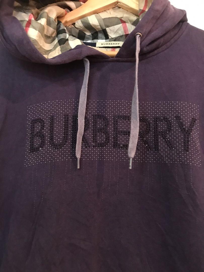 Burberry purple hoodie Men s Fashion Tops Sets Hoodies on