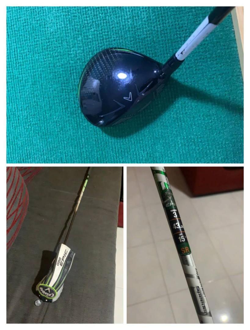 Callaway Gbb Epic Star 3 Woods On Sales Sports Equipment Sports Games Golf On Carousell