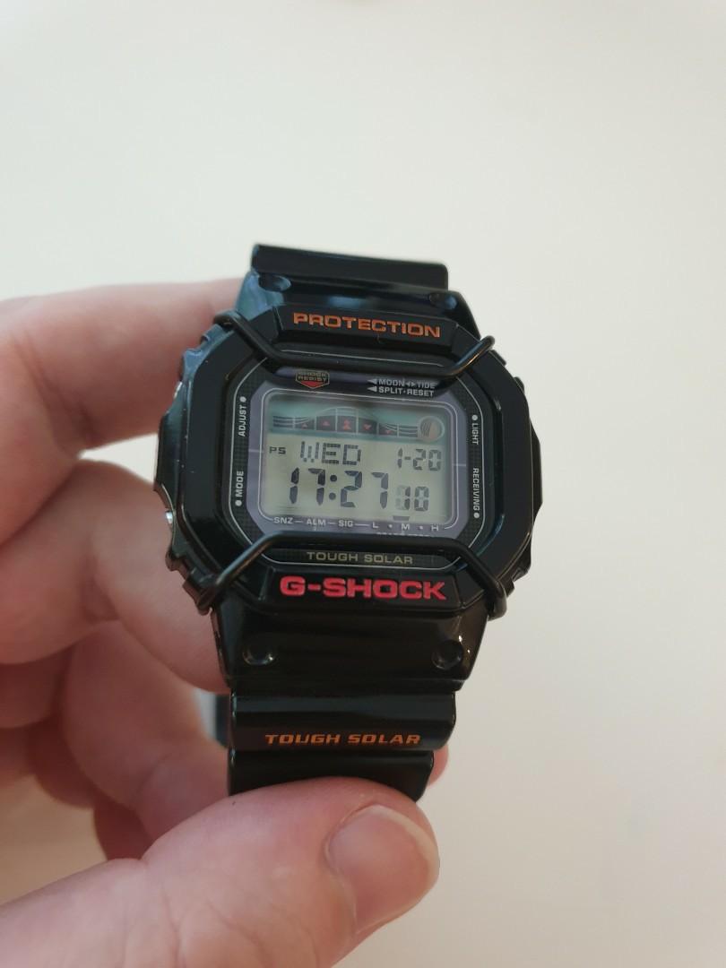CASIO G SHOCK GWX 5600 1JF G Lide Tough Solar Radio Controlled Watch
