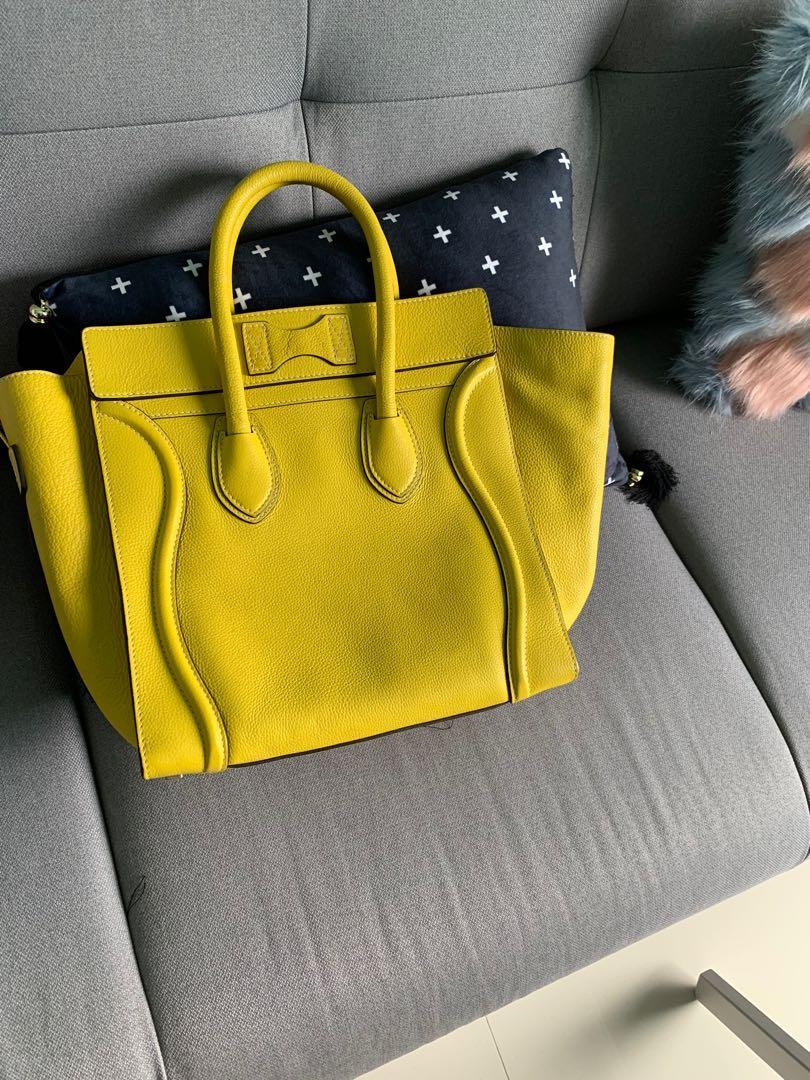 Celine large luggage outlet bag