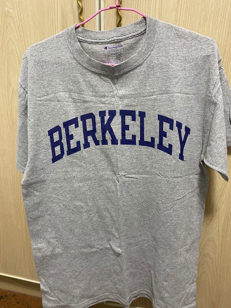 Champion Berkeley Grey T-Shirt, Fashion, Tops & Sets, Tshirts & Polo Shirts on Carousell