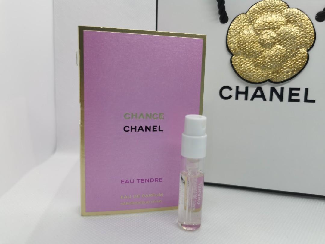 Chanel Chance Eau Tendre Eau De Parfum 1.5ml perfume Vial New, Beauty &  Personal Care, Fragrance & Deodorants on Carousell