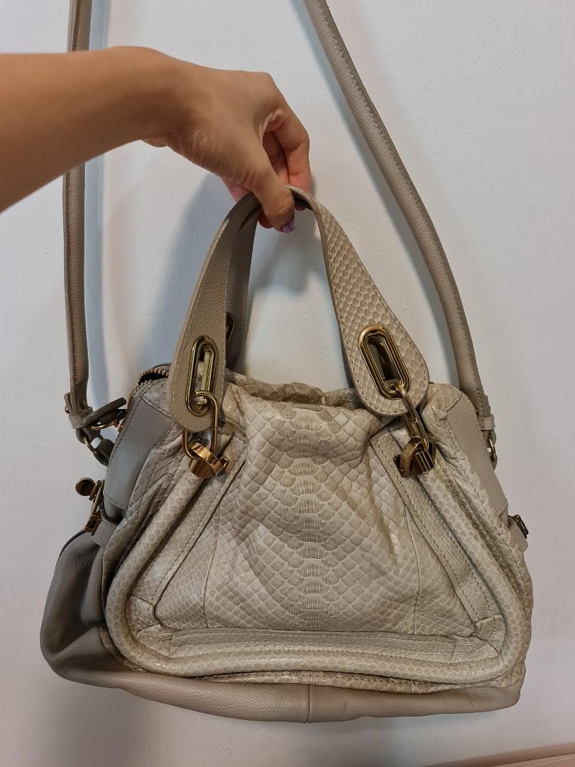 Chloe python clearance bag