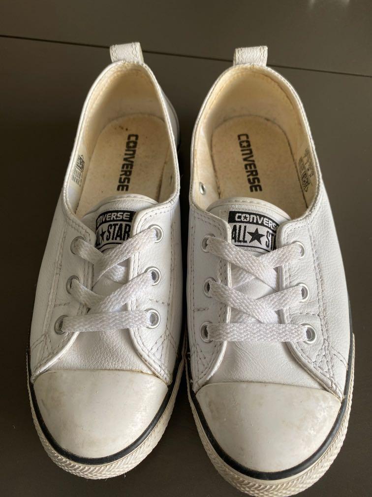 Converse All Star Ballet Lace Leather white