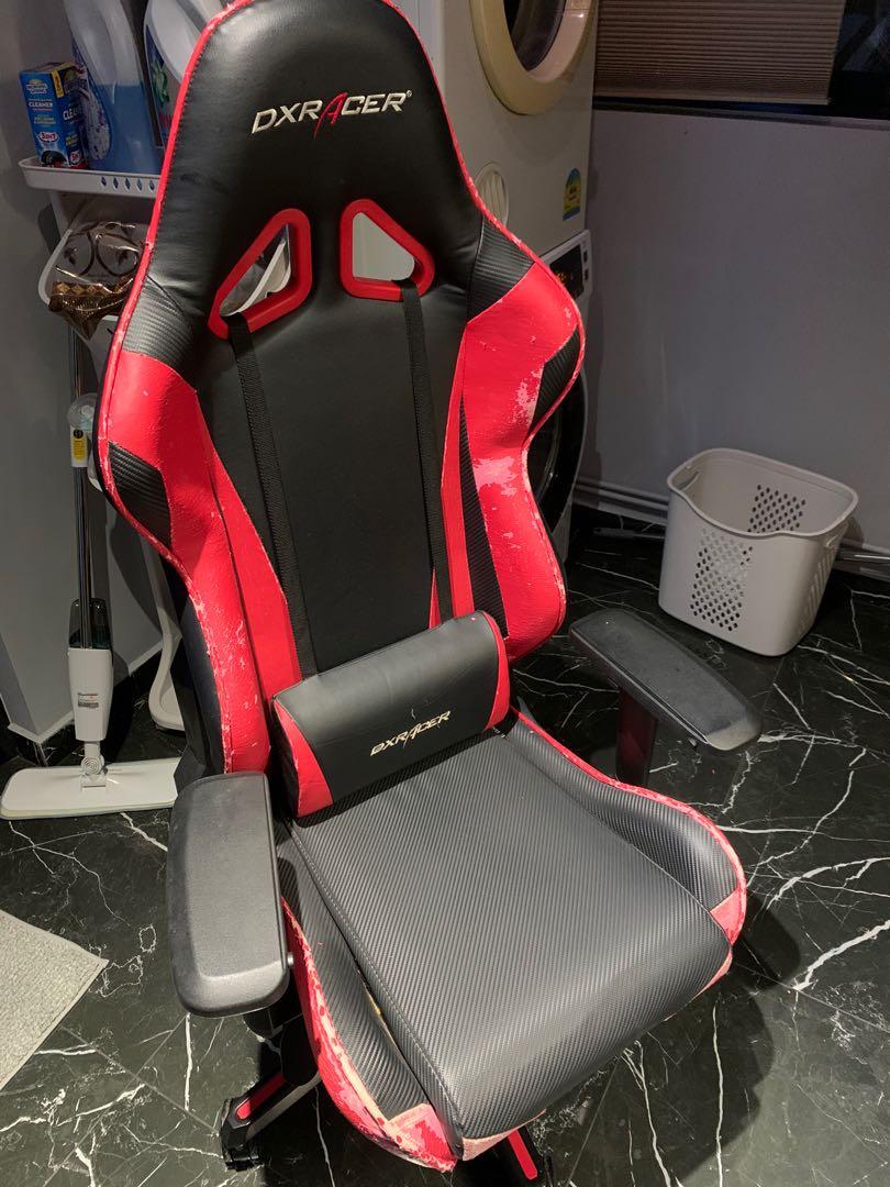 DxRacer Red Gaming Chair, Computers & Tech, Parts & Accessories ...