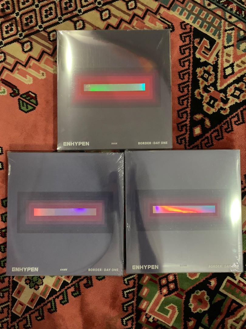 Enhypen Border Day One Sealed Album Dusk Dawn Ver K Wave On Carousell