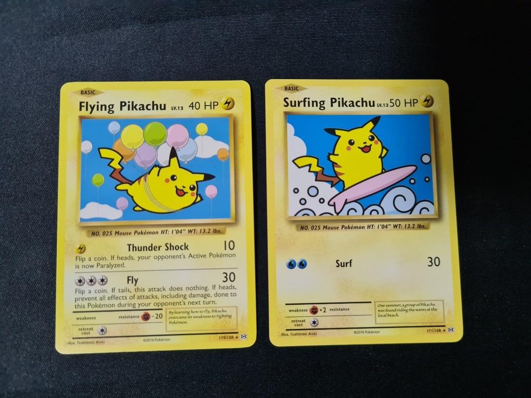 Flying Pikachu Surfing Pikachu Secret Rare Pok mon Card Hobbies Toys flying-pikachu-surfing-pikachu-secret-rare-pok-mon-card-hobbies-toys