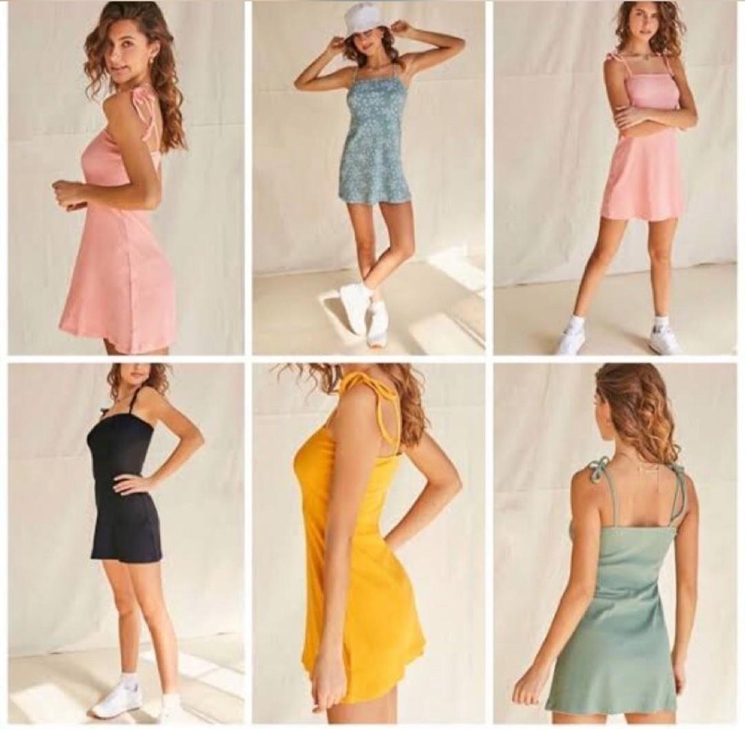 REPRICED Forever 21 Self Tie Cami Dress Women s Fashion Dresses