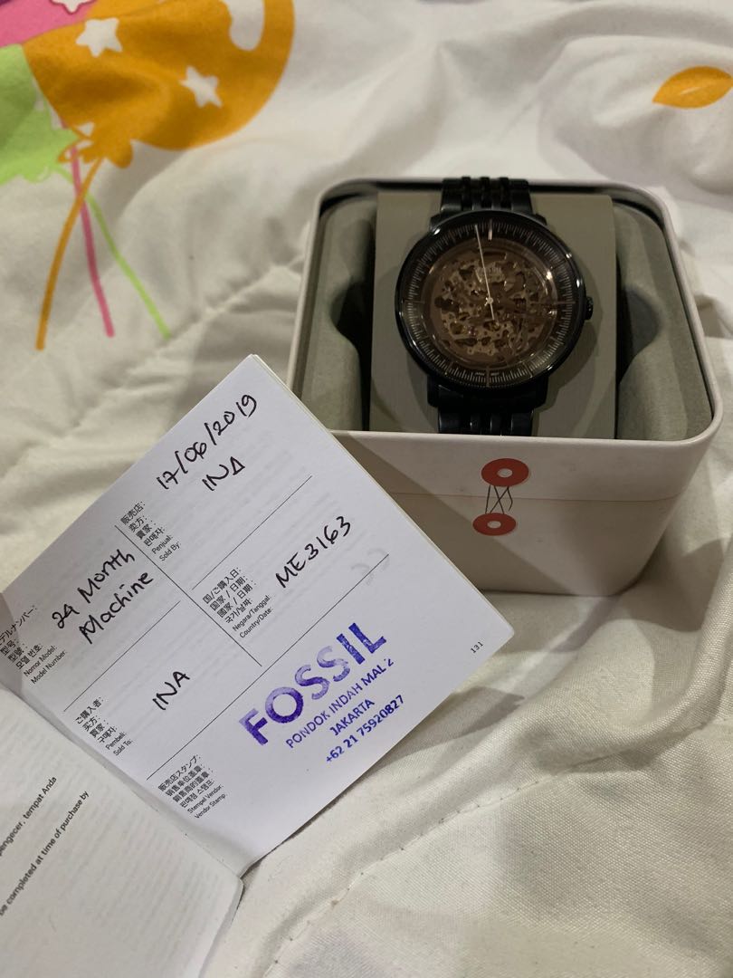 new fossil automatic watch