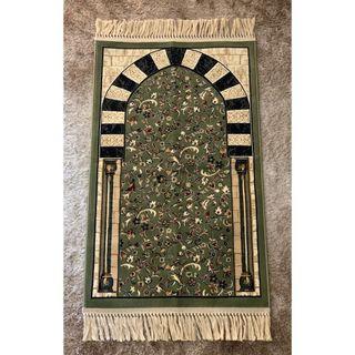 [Open PO] Premium Sejadah Raudah Prayer Mat (Green) 110cm x 68cm (6mm)