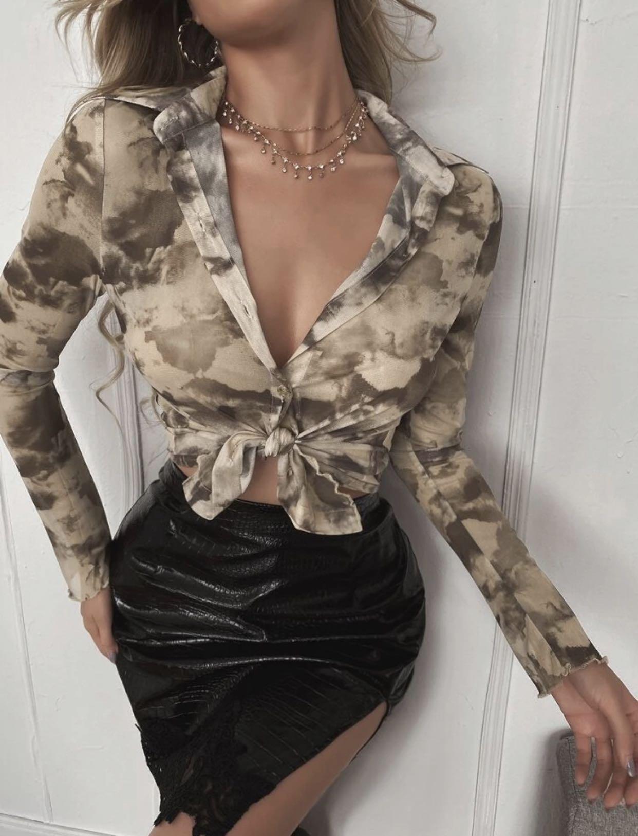 tie mesh top