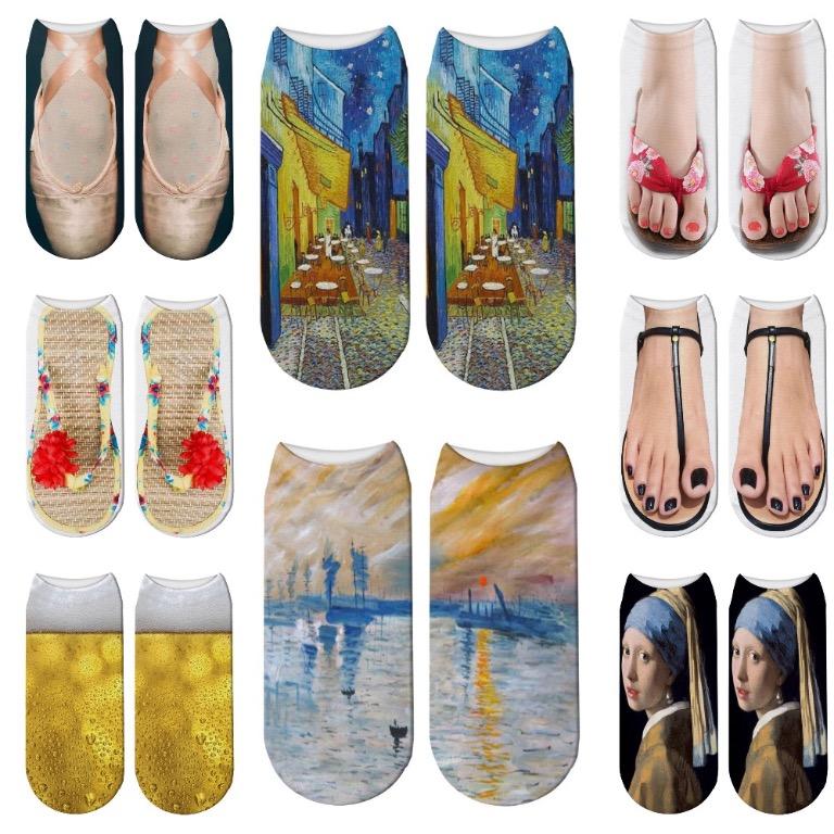 PATTERNED SOCKS (Category: Socks & Tights) located in Singapore. Submitted by e-modernstyle (Listing ID 1064125816, Image 8). Description: Prices: Short socks- $4 Long socks - $6 Note: 1. Please allow 1-3cm error due to manual measurement 2. Please allow slight colour differences due to lighting 🔺T&C🔺 🔹Shipping: +$3 🔹Waiting time: 10-20 days 🔹PREORDER only 🔹Payment via bank transfer/paylah/paynow ❌NO refunds/exchange ❌NOT liable for lost/da