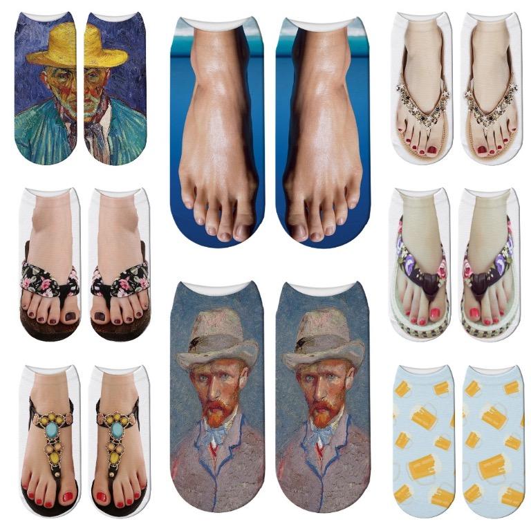 PATTERNED SOCKS (Category: Socks & Tights) located in Singapore. Submitted by e-modernstyle (Listing ID 1064125816, Image 9). Description: Prices: Short socks- $4 Long socks - $6 Note: 1. Please allow 1-3cm error due to manual measurement 2. Please allow slight colour differences due to lighting 🔺T&C🔺 🔹Shipping: +$3 🔹Waiting time: 10-20 days 🔹PREORDER only 🔹Payment via bank transfer/paylah/paynow ❌NO refunds/exchange ❌NOT liable for lost/da