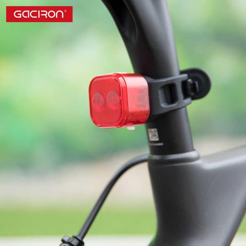 Gaciron rear bicycle helmet led light Sports Equipment Bicycles