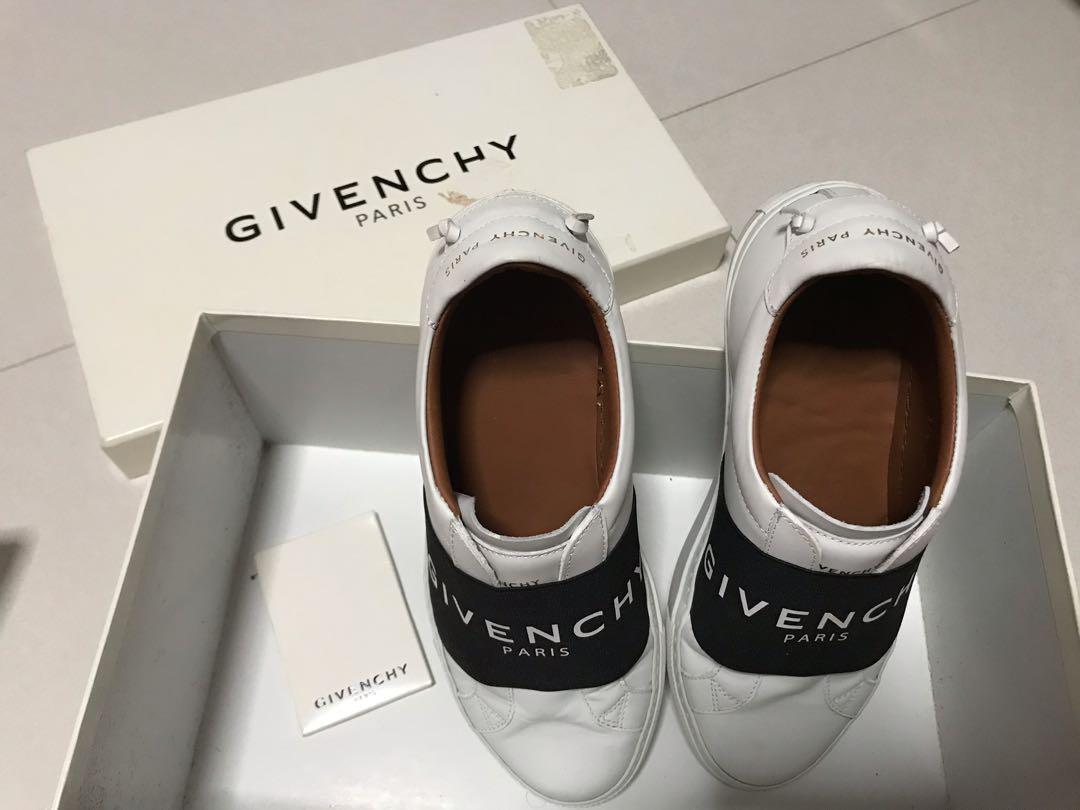 Givenchy logo strap sneaker slip on sneakers