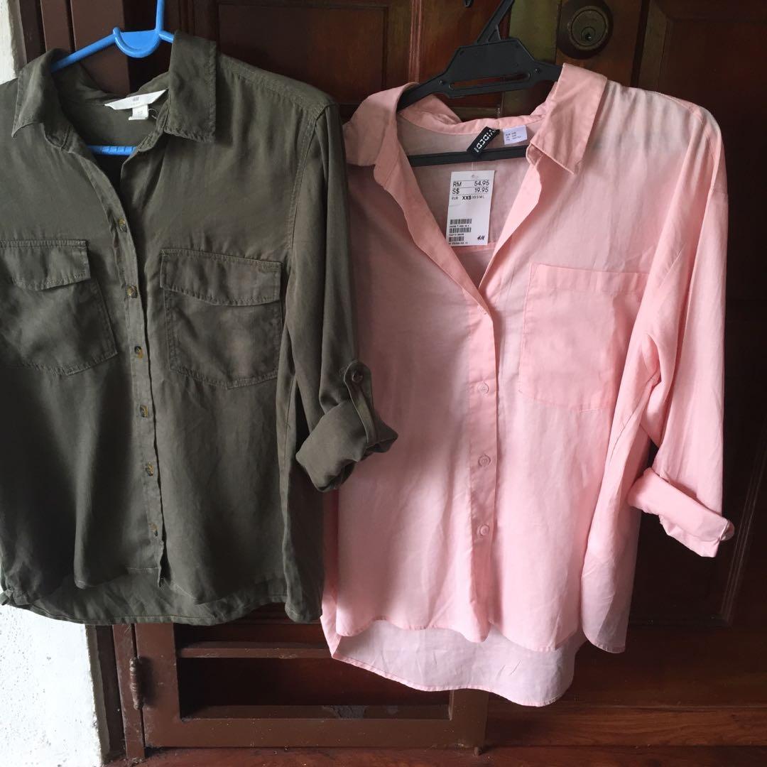 H&m outlet army shirt