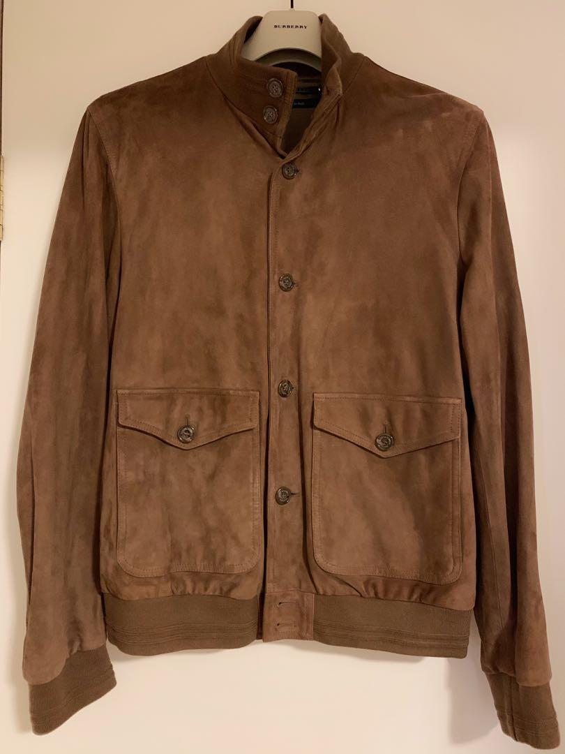 Kent and curwen suede jacket cheap