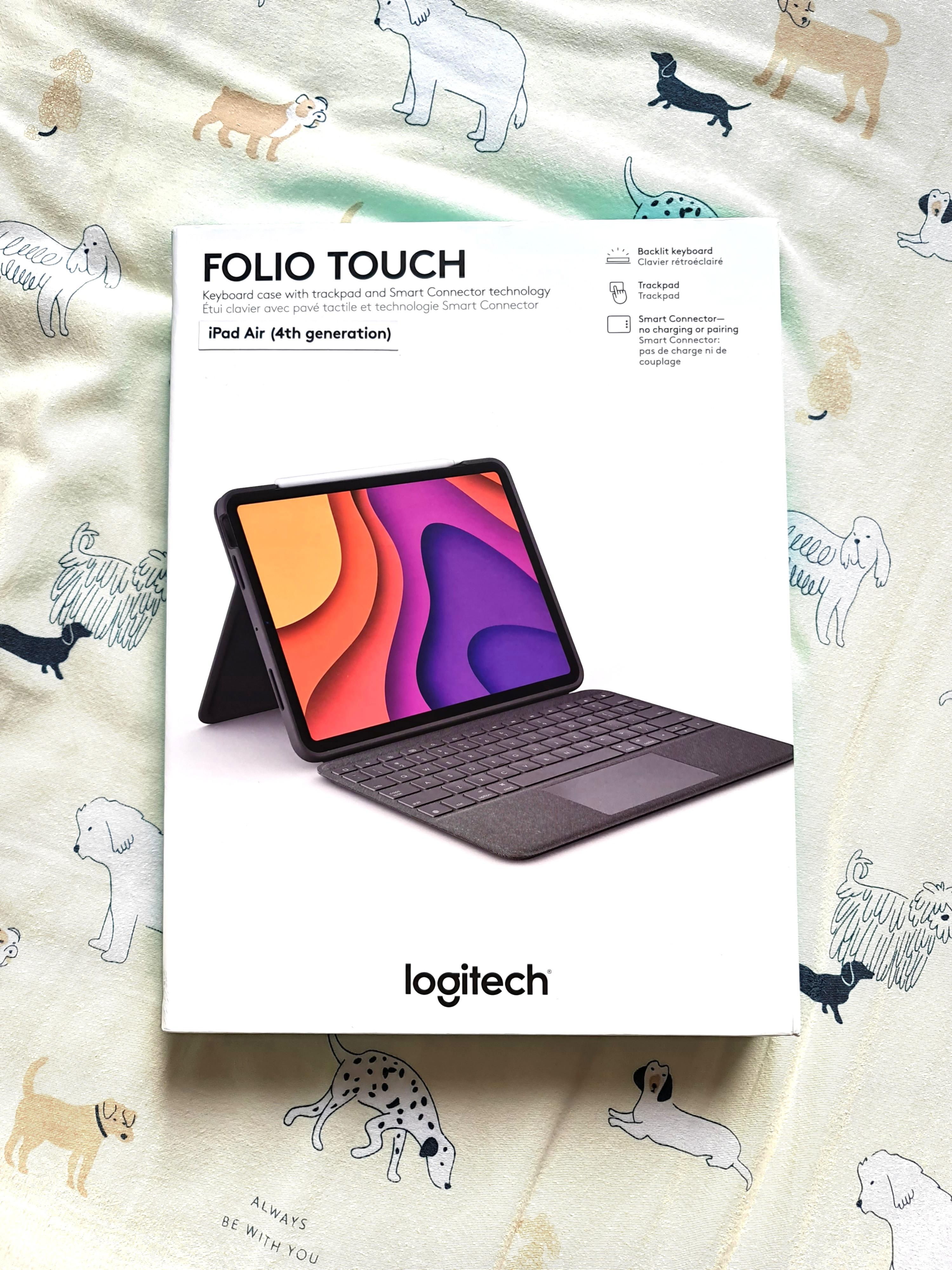 LOGITECH FOLIO TOUCH IPAD AIR 4 KEYBOARD CASE, Mobile Phones & Gadgets
