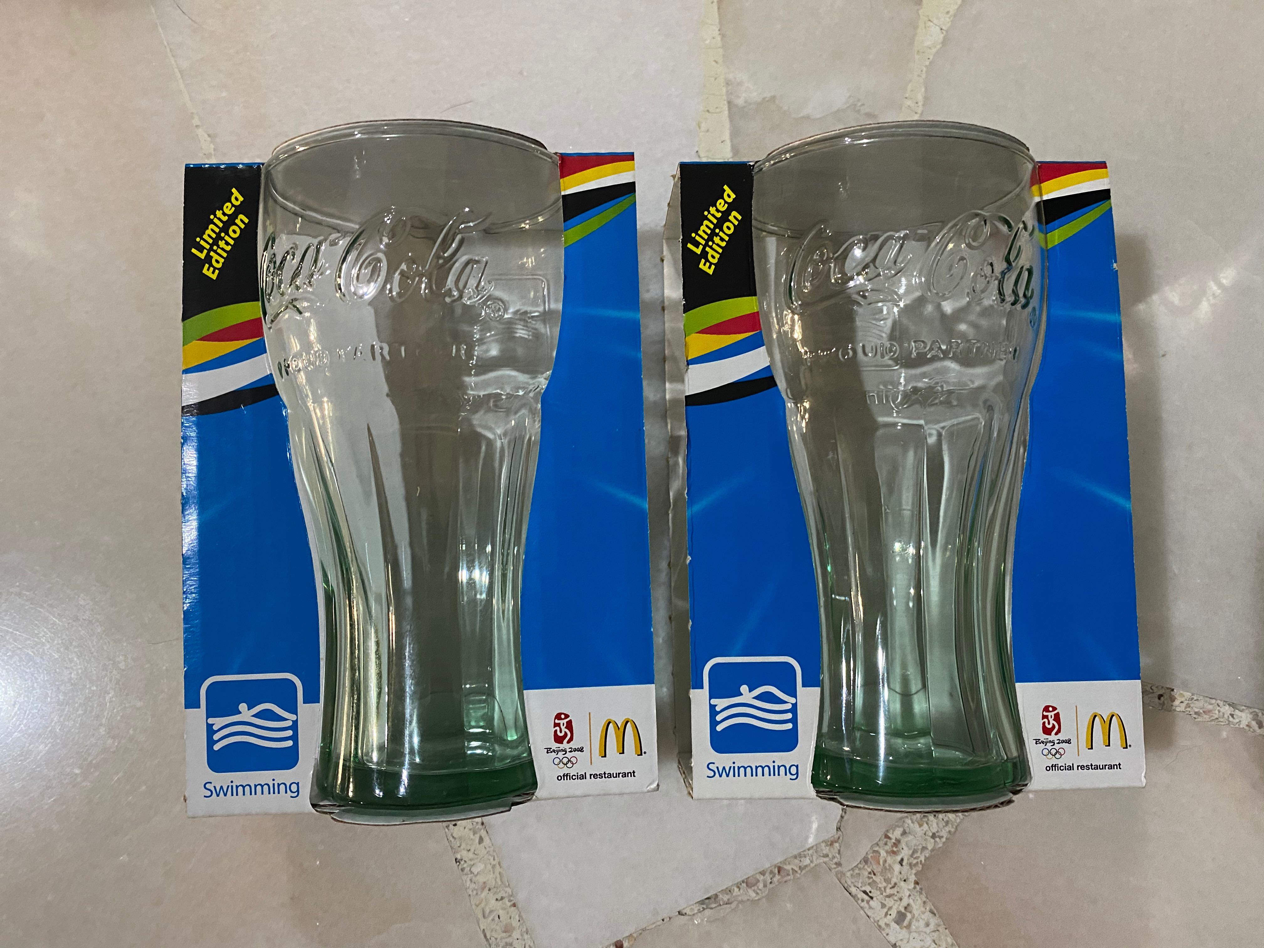 Mcdonalds Limited Edition Olympics Glass Cups, Furniture & Home Living