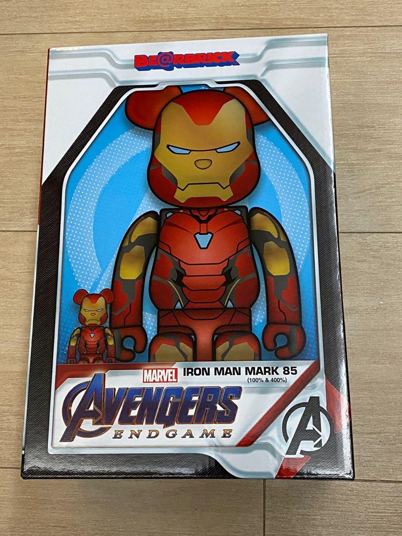 Medicom Ironman mark 85 400% 100% Be@rbrick Avengers, 興趣及遊戲