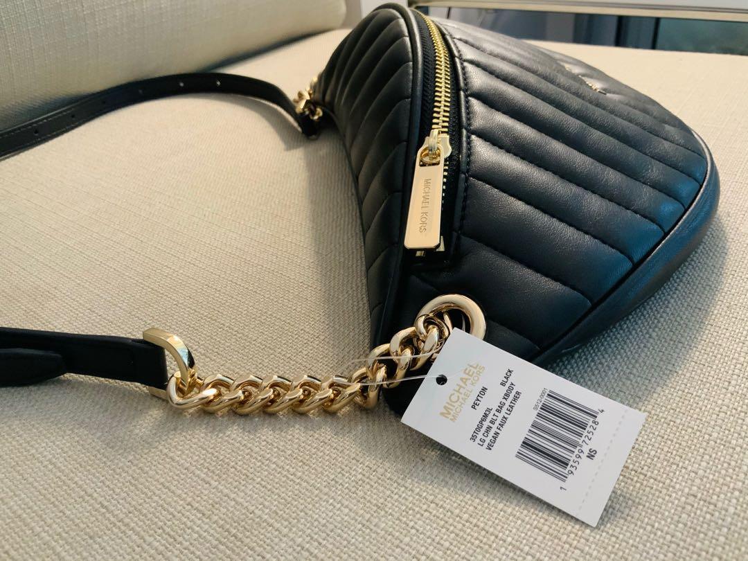 MICHAEL Michael Kors Chain Belt Bag in Black