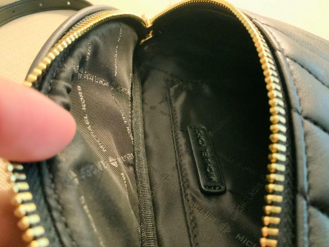 Michael michael kors peyton large quilted belt 2025 bag