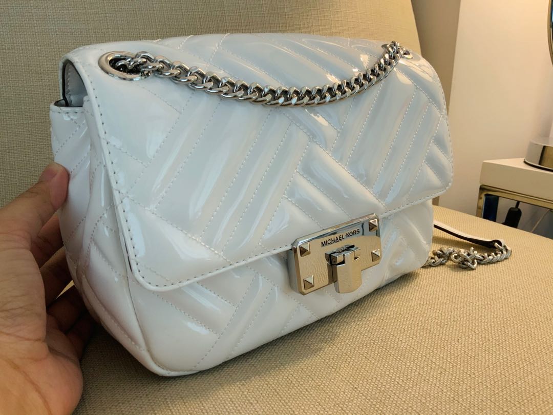 Peyton medium online patent shoulder bag