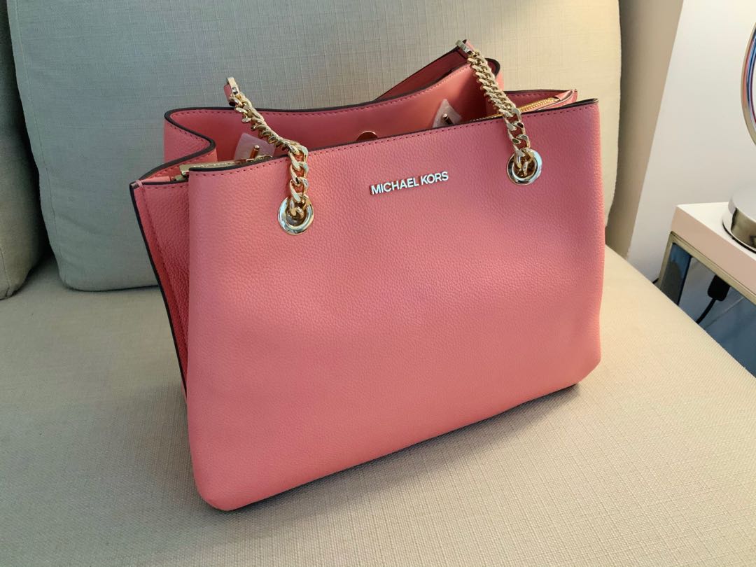 Michael kors peach bag shop