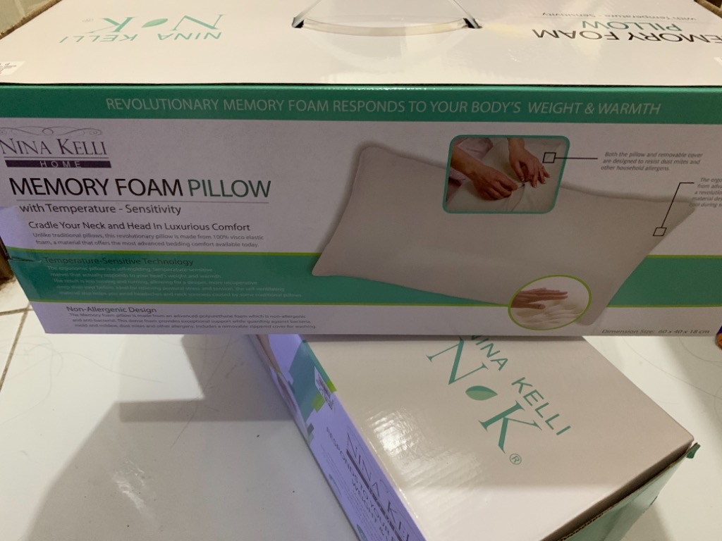 Nina kelli memory foam pillow cheap