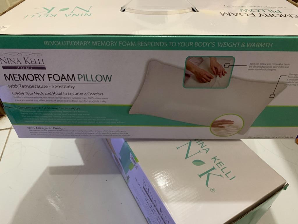 Nina kelli memory clearance foam contour pillow