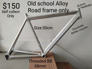 Old School Alloy Road Bike frame only Sports Equipment Bicycles
