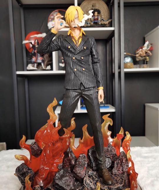 One Piece 山治模型 動漫手辦模型 Gk夢幻山治香吉士手辦模型 夜晚有特別模式 造工一流 特價發售 玩具 遊戲類 玩具 Carousell