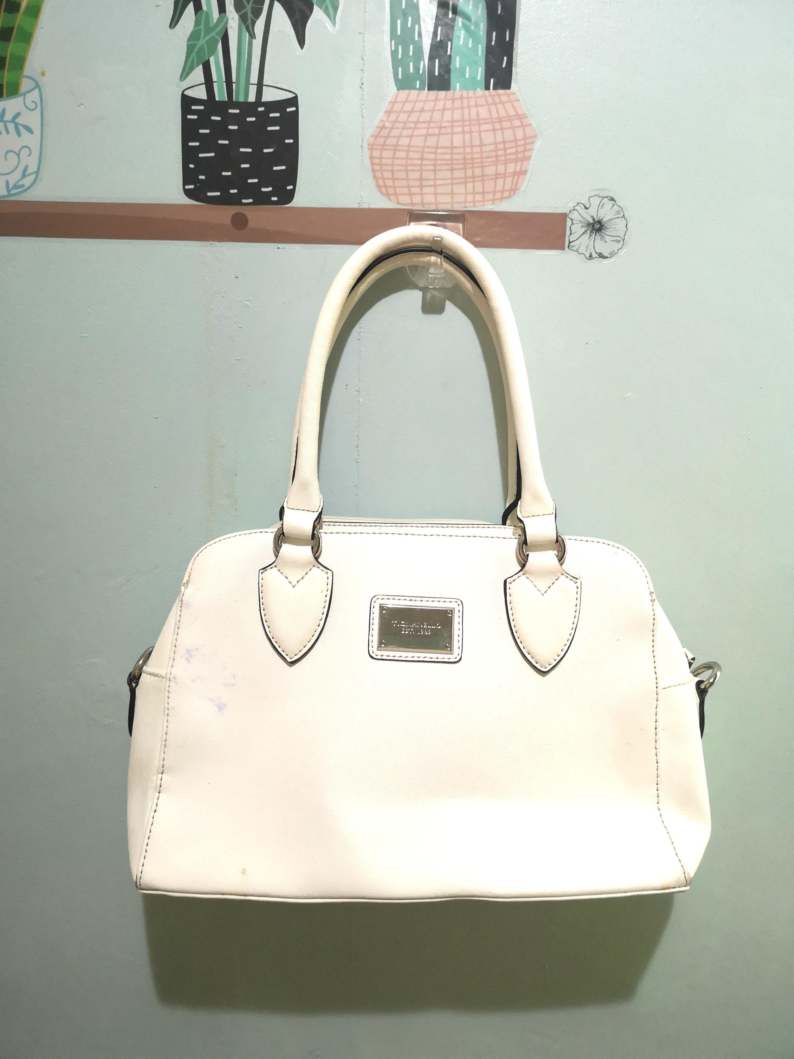 Nine West White Zipster Purse Handbag with Shoulder Strap New with Tags on  eBid United States | 218538708