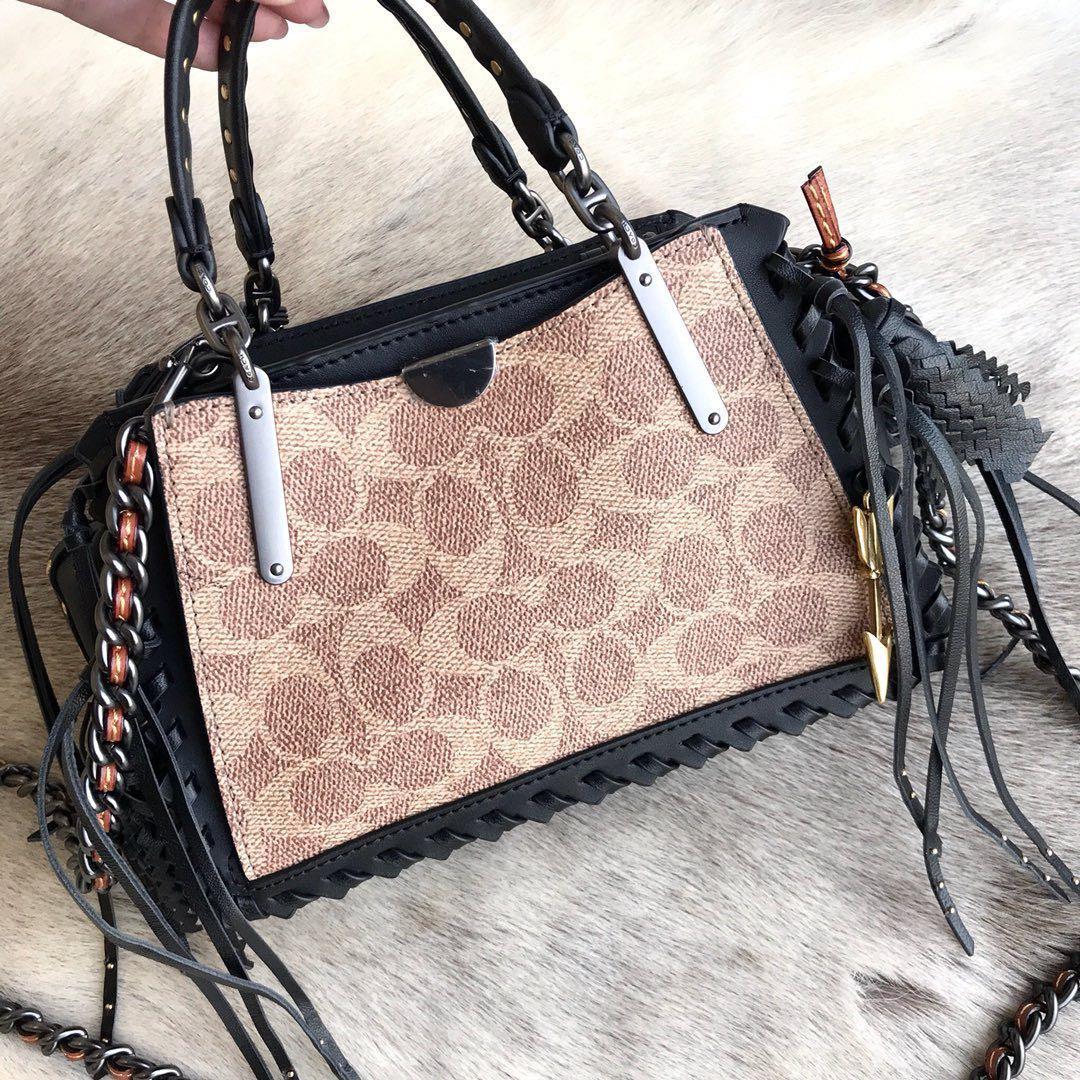 Coach dreamer 21 in signature canvas with whipstitch hot sale