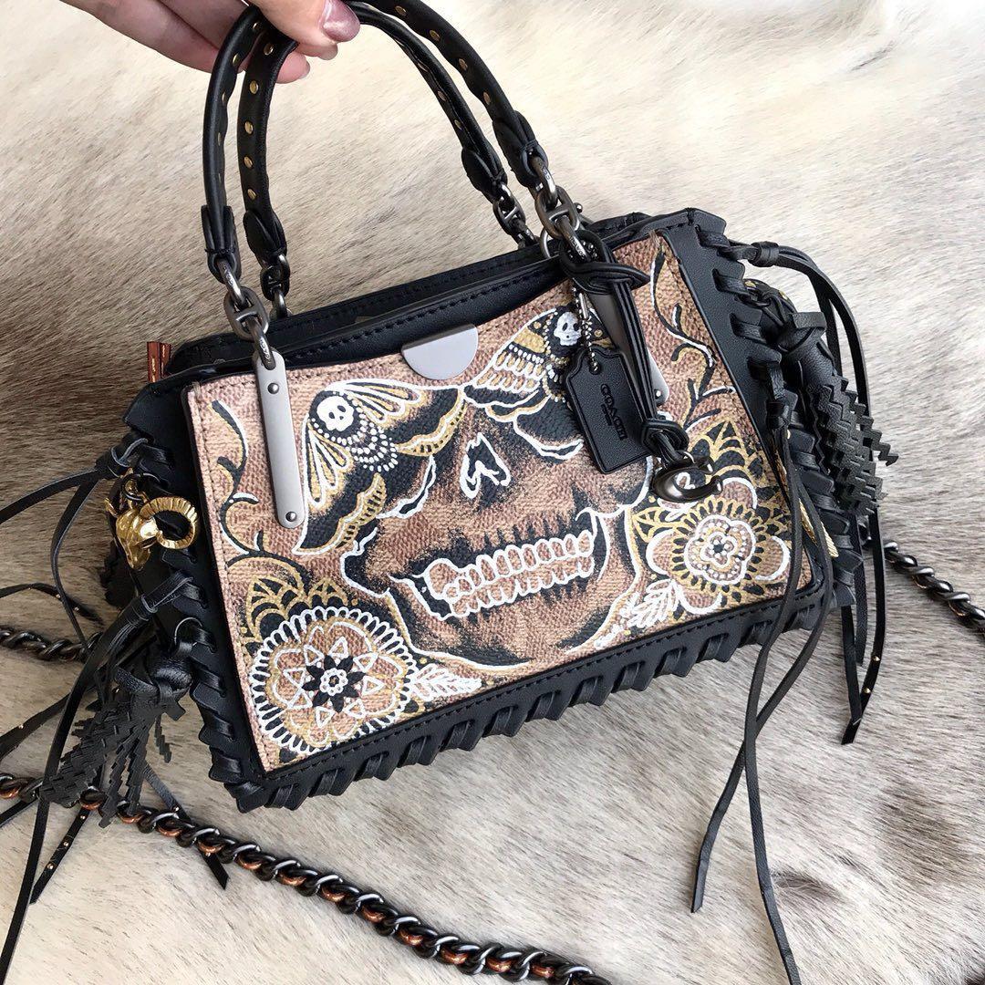 Coach dreamer 21 in signature canvas with tattoo hotsell